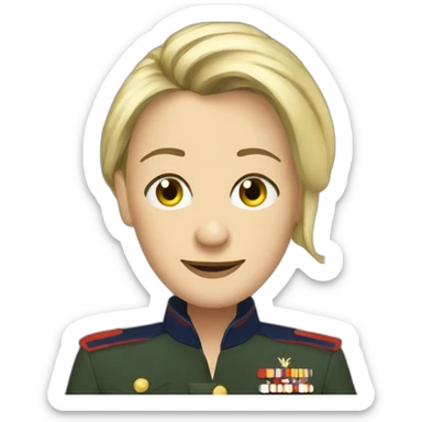 marine lepen sticker