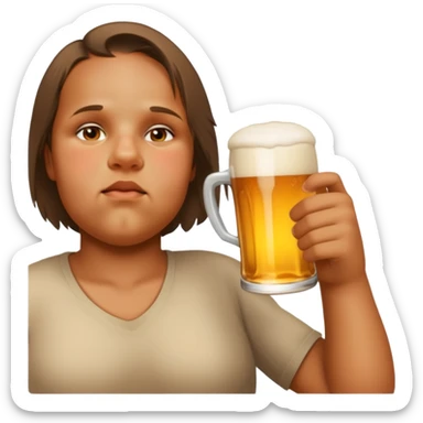 Cerveza Drinker sticker
