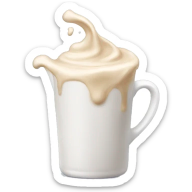 Coffee creamer  sticker