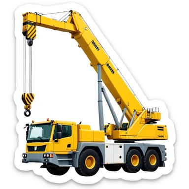 Crane - Liebherr LTM 1200-5.1 (Model Year: 2022) (Iconic colour: Yellow) sticker