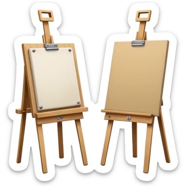 Canvases & Easels sticker
