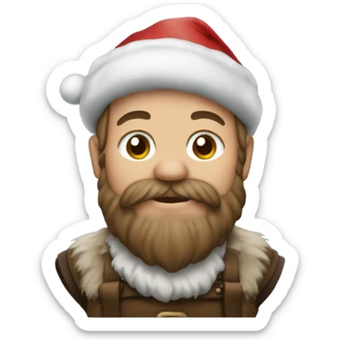 dwarf with christmas sticker