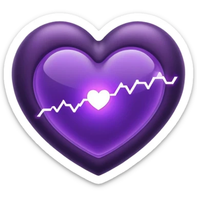 Heart of ender going to sleep sticker
