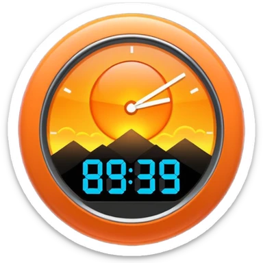 sunrise alarm sticker