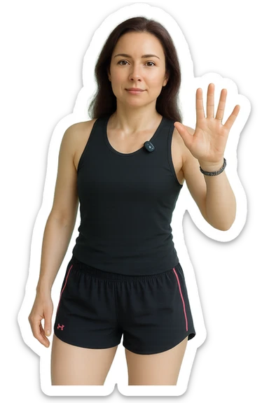 Donna senza cellulite grazie alla sua infiammazione sistemica bassa (fallo capire come vuoi) sticker