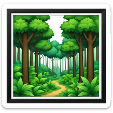 Fart in the wood sticker