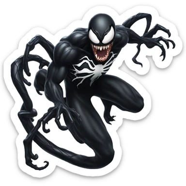 Symbiote Venom sticker