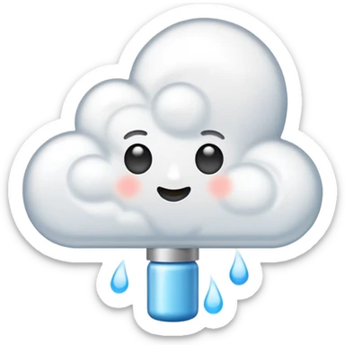 The spray must visually read as hairspray aerosol, not liquid, not foam, not pump bottle. sticker