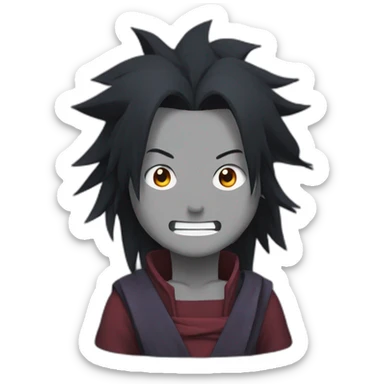 Madara uchiha Happy  sticker
