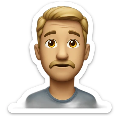 Funny, matured, and sad sticker