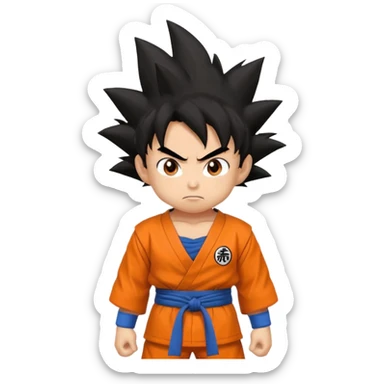 dragon ball kid goku sticker