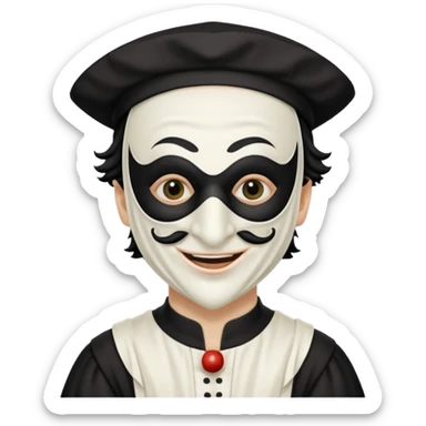 pulcinella sticker