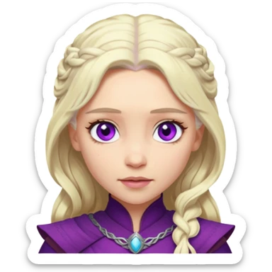 Tu peux créer un emojis de deanerys Targaryen sticker