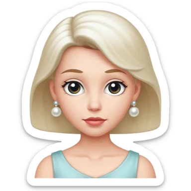 An emoji of the movie character Pearl sticker