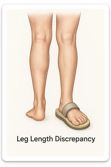 Dismetria versione anatomica sticker