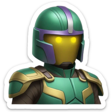 Kang the conqueror from marvel sticker