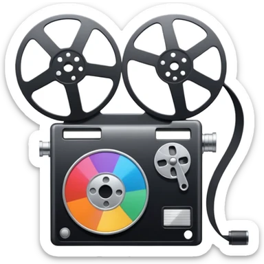 mac os icon physical film 60s recording sticker