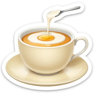 English Breakfast: Teacup with milk















 sticker