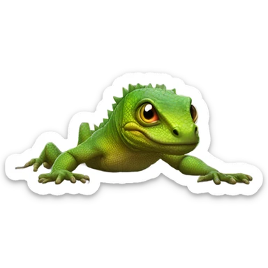 Grill lizard  sticker