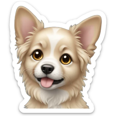 realistic-puppy sticker