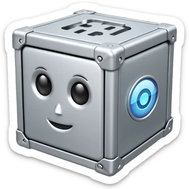 AI in a box sticker