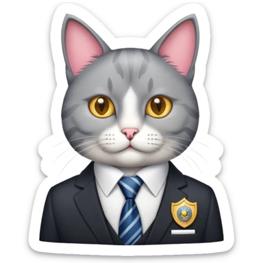 Cat FBI sticker