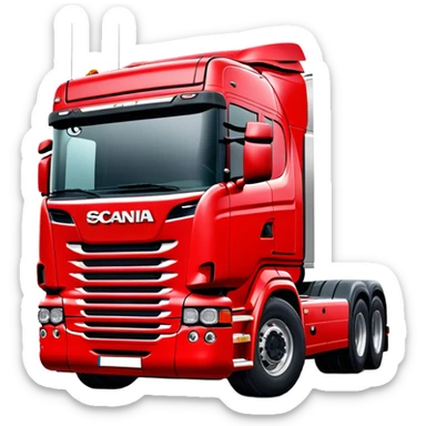 Scania v8 truck  sticker