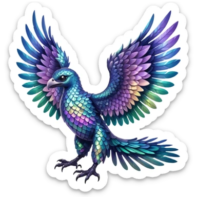 mystical animal sticker