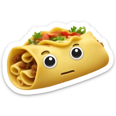 Pasta taco sticker