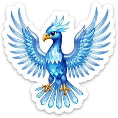 ice phoenix sticker