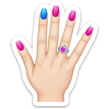 Makeup Finger sticker
