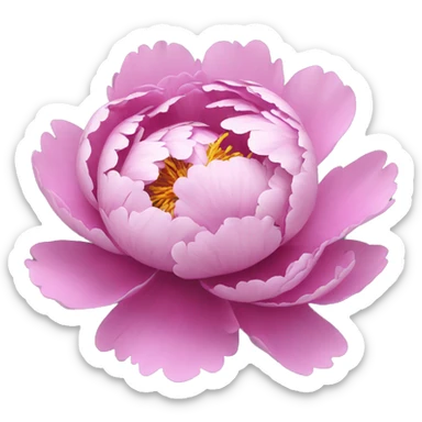 Peonie sticker