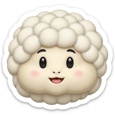 ivory puff sticker