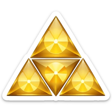 Tri Force The legend of zelda sticker