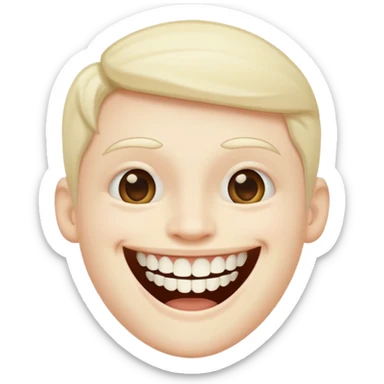 🤓😗 combine them with the teeth hanging out sticker