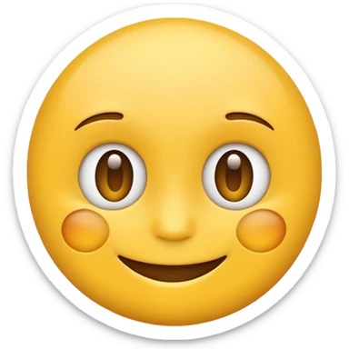 Emoji concentré sticker