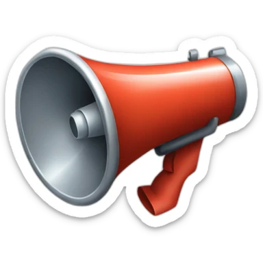 megaphone sticker