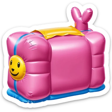  inflatable SPAM meat jeff koons style sculpture Paris art landscape painting  sticker