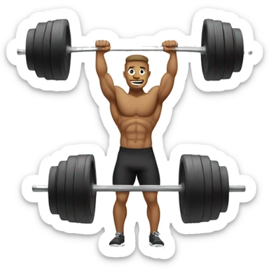 Gym lifting  sticker
