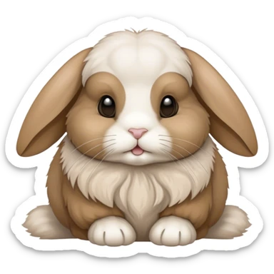 Holland loop bunny making binky sticker