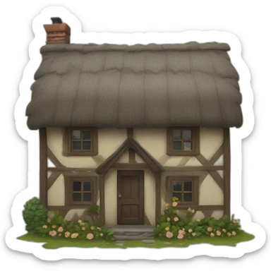 Cottage core sticker