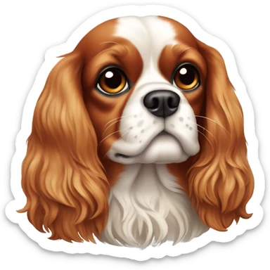 Cavalier dog sticker