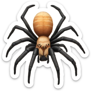 tarantula spider realistic  sticker