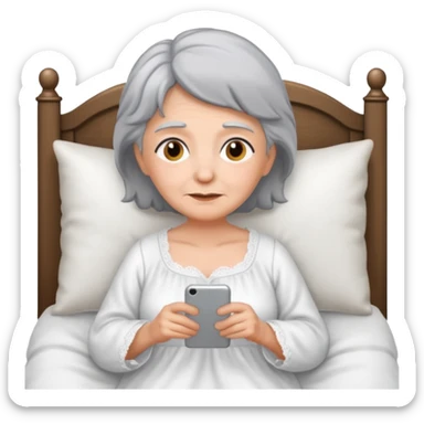 The Grandmother in the fairy tale Little Red Riding Hood sticker