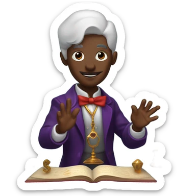 from as occult magician  sticker