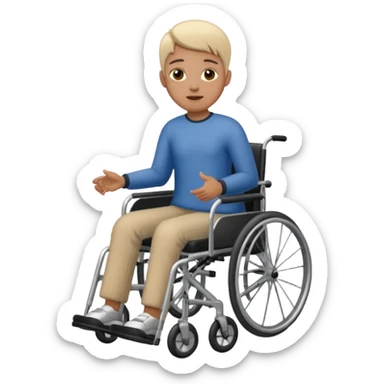 discapacidad fisica sticker