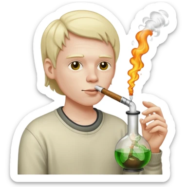 smoking bong sticker