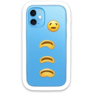 iPhone 12 blue sticker
