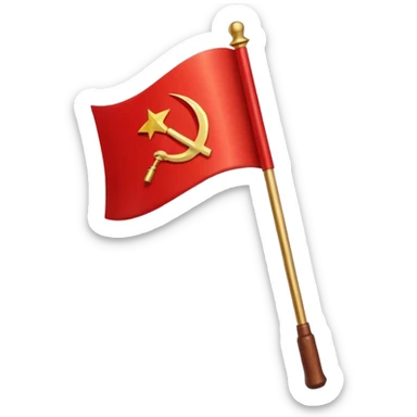 Soviet union flag sticker