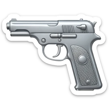a gun emoji sticker